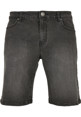 Relaxed Fit Jeans Shorts real black washed 28