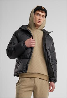 Basic Puffer Jacket With Hood black 3XL
