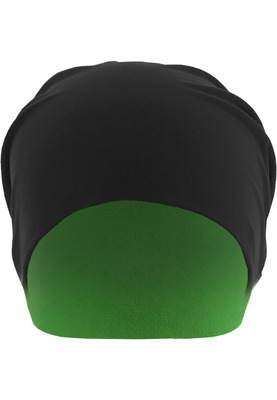 Jersey Beanie reversible blk/gry one size