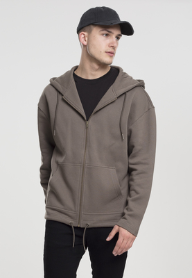 Long Sweat Zip Hoody black L