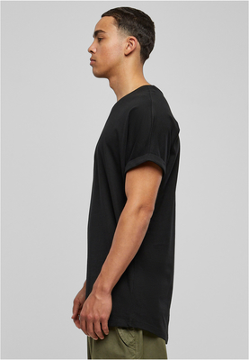 Long Shaped Turnup Tee black L