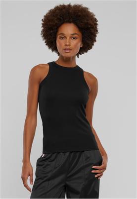 Ladies Racer Back Rib Top black 3XL