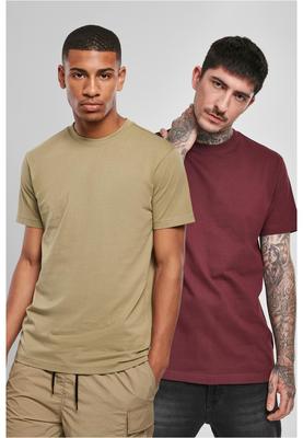 Basic Tee 2-Pack black/white 3XL