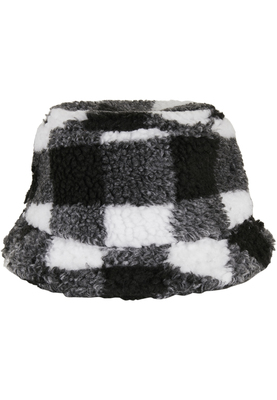 Sherpa Check Bucket Hat white/black one size