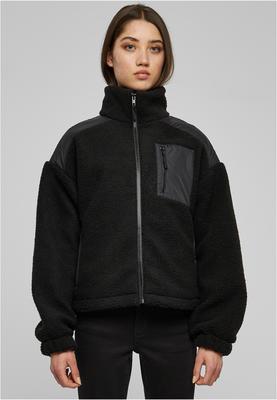 Ladies Sherpa Mix Jacket black 3XL