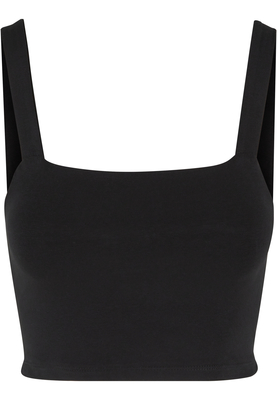 Ladies Cropped Top white S