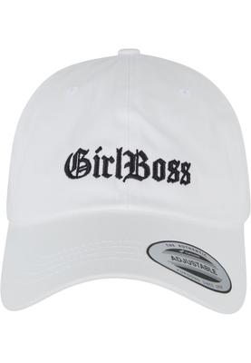 Girl Boss Dad Cap white one size