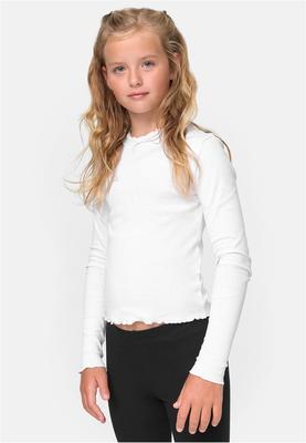 Girls Short Rib Longsleeve 3 Pack white+palepink+softseagras 110/116