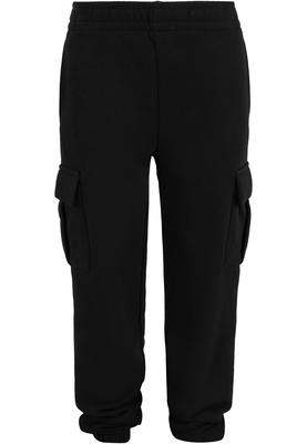 Boys Light Terry Wide Cargo Sweatpants black 110/116