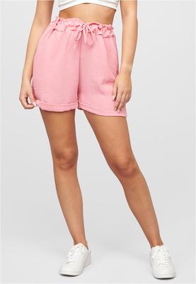 Musselin Short mit Umschlag und 2-Pockets oldrose L