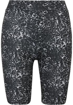 Ladies AOP Cycle Shorts 2-Pack black/white+black 3XL
