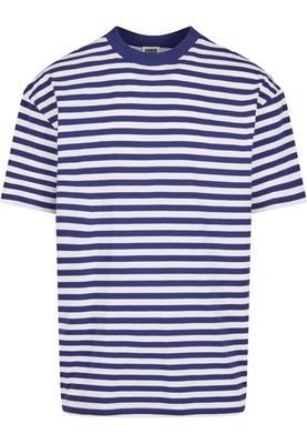 Regular Stripe Tee white/darkblue XXL
