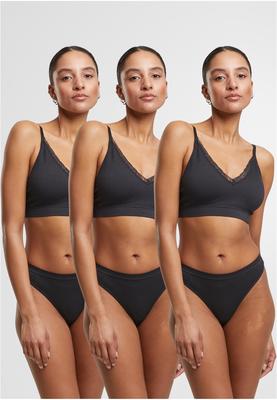 Ladies Rip Tanga 3-Pack blk/blk/blk L