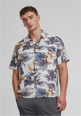 Viscose AOP Resort Shirt blacktropical 3XL