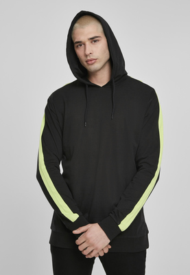 Neon Striped Hoody black/electriclime S