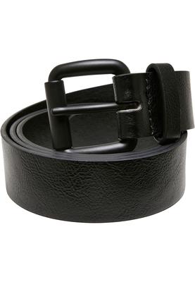 Synthetic Leather Thorn Buckle Casual Belt black L/XL