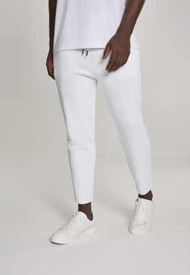 Cropped Heavy Pique Pants white L