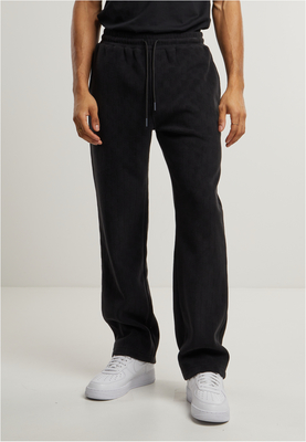 Jacquard Velvet Wide Sweatpants black 3XL