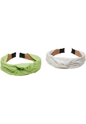 Light Headband With Knot 2-Pack black/white one size