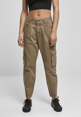 Ladies Ballon Fit Cargo Twill Pants khaki 26