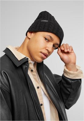 Cable Knit Beanie black one size