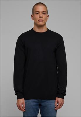 Knitted Crewneck Sweater black 3XL