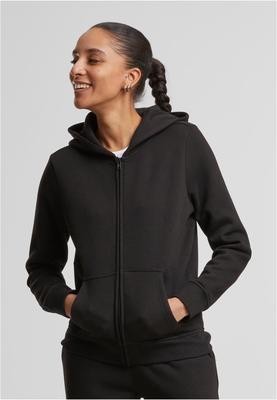 Ladies Basic Essential Zip Hoody black 3XL