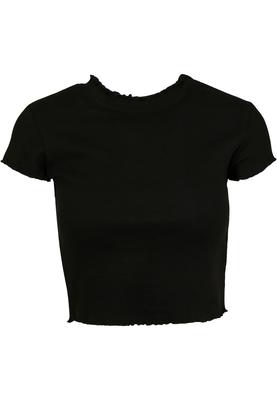 Ladies Cropped Rib Tee 2-Pack black/white L