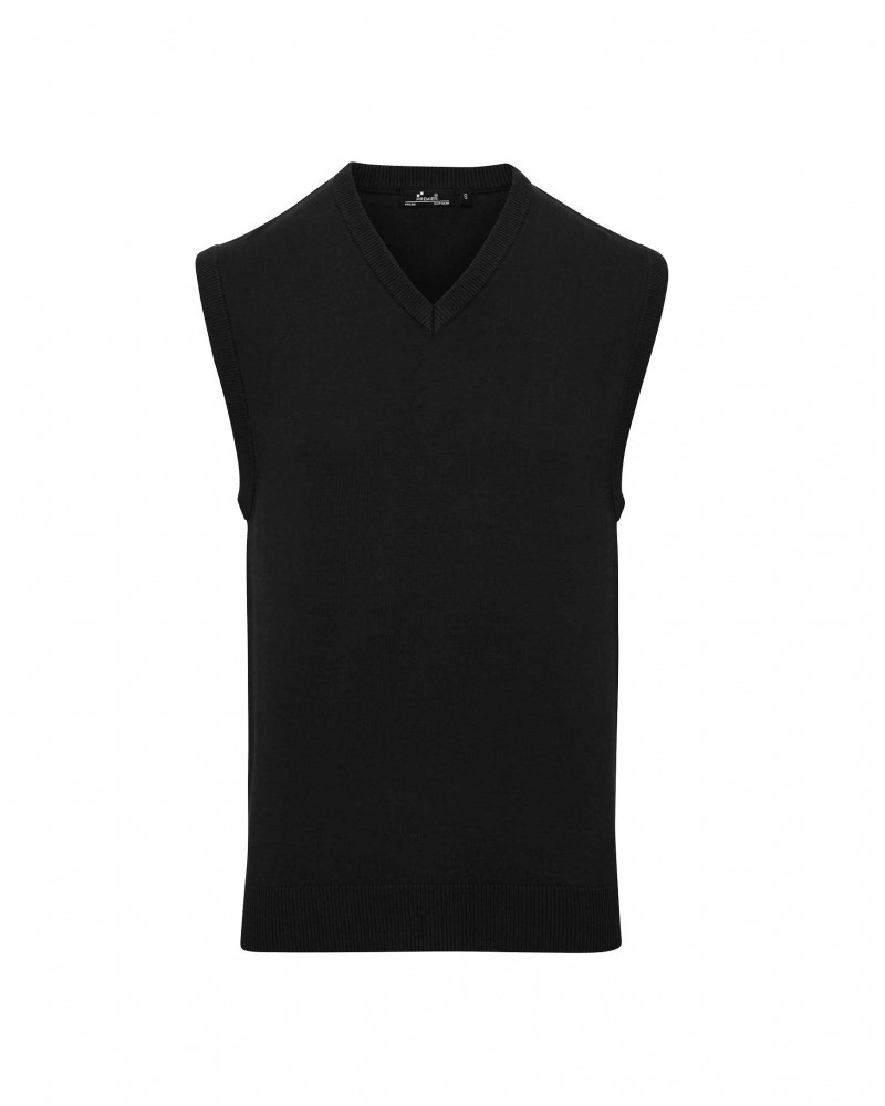 MEN'S V-NECK SLEEVELESS SWEATER - MERCHYOU