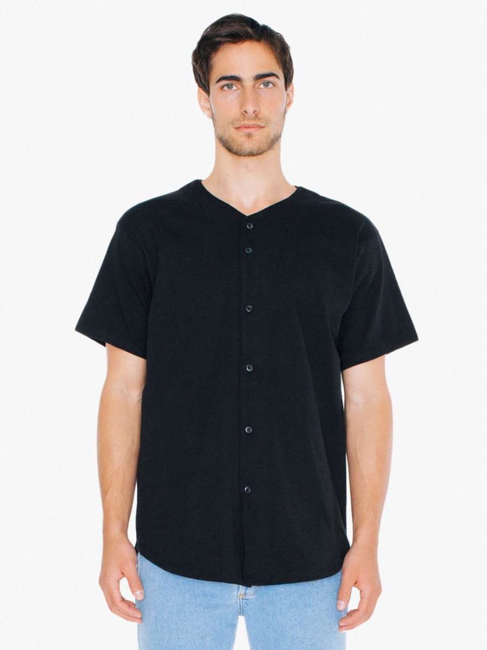 UNISEX THICK KNIT BASEBALL JERSEY - MERCHYOU