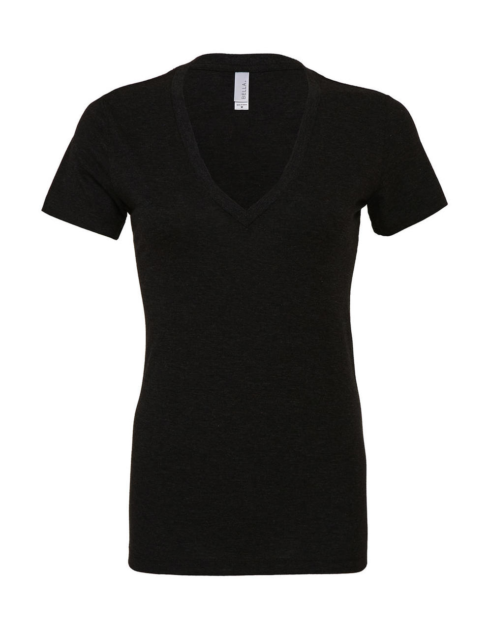 Women`s Triblend Deep V-Neck T-Shirt - MERCHYOU