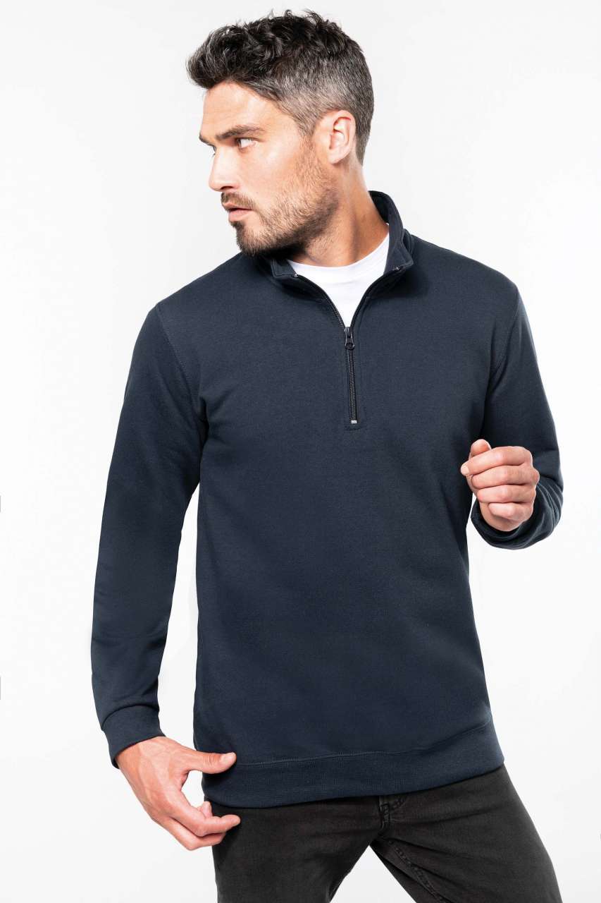 ZIP NECK SWEATSHIRT - MERCHYOU