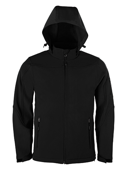 Men´s Hooded Soft-Shell Jacket - MERCHYOU