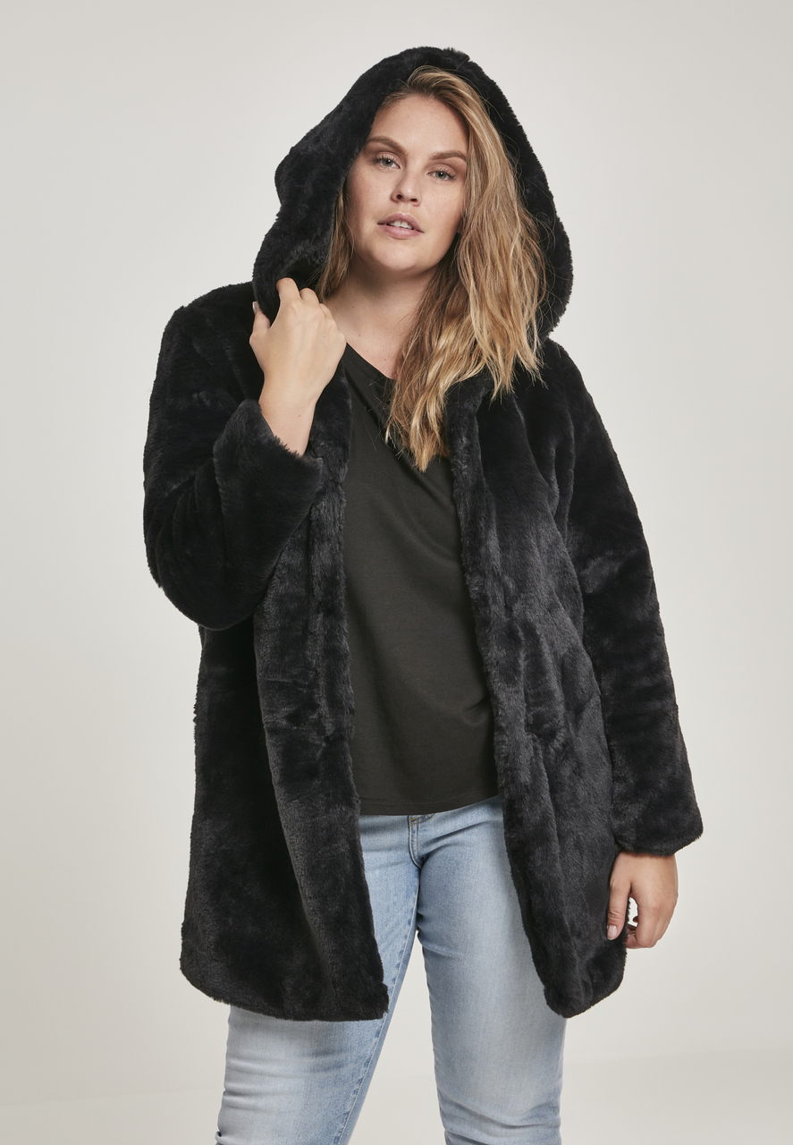 Ladies hooded online teddy coat