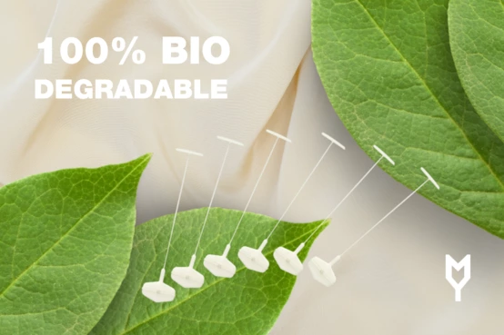 Get to know our biodegradable tag fasteners